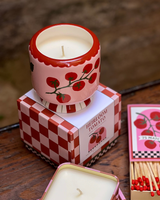 A DOPO CERAMIC CANDLE TOMATO - LEMON, TOMATO, BASIL