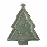 PIATTO ALBERO DI NATALE VERDE