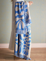 NAVINE THROW BLUE 70123