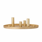 VASSOIO TONDO CON PORTA CANDELE MAGNETICO