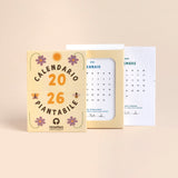 CALENDARIO 2026 PIANTABILE