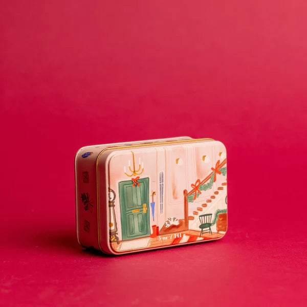 CANDELA CHRISTMAS TIN STAIRCASE WASSAIL