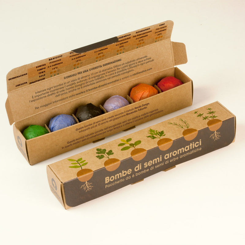 BOMBE DI SEMI DI ERBE AROMATICHE