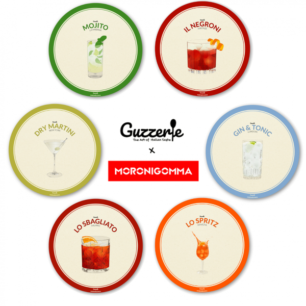 SET 6 SOTTOBICCHIERI GUZZERIE