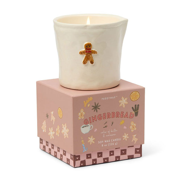 CANDELA BISTRO CERAMIC CANDLE - GINGERBREAD