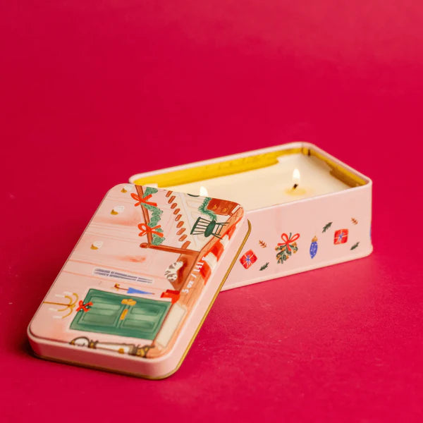 CANDELA CHRISTMAS TIN STAIRCASE WASSAIL