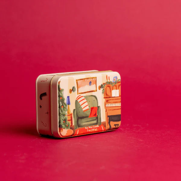 CANDELA CHRISTMAS TIN PIANO POMEGRANATE SPRUCE