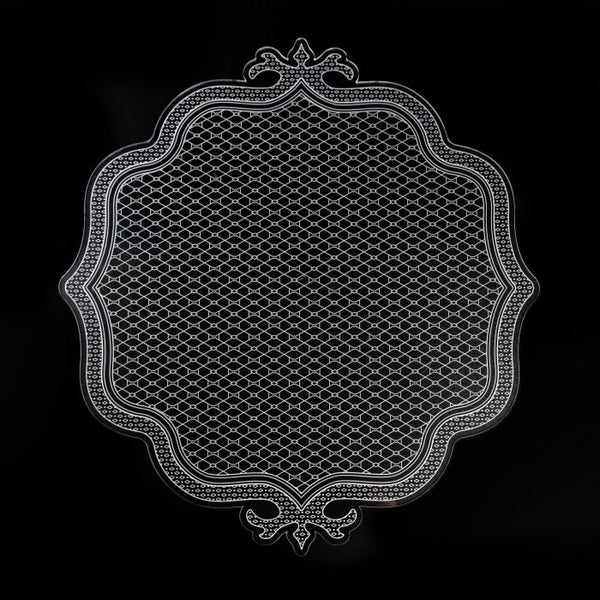 LE JARDIN SET 2 SOTTOPIATTI TRASPARENTE