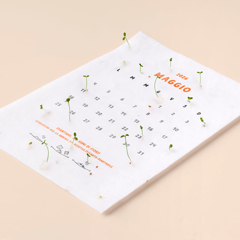 CALENDARIO 2026 PIANTABILE