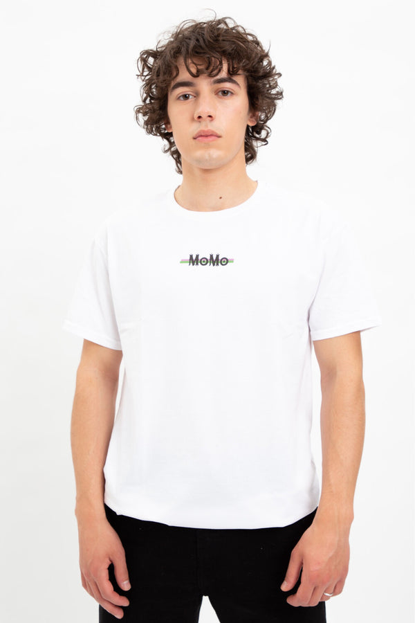 MOMO T-SHIRT "SMOKE" BIANCA
