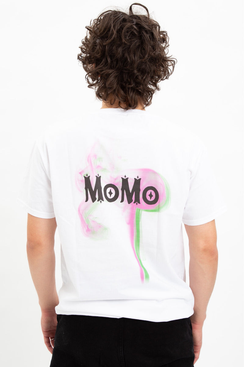 MOMO T-SHIRT "SMOKE" BIANCA