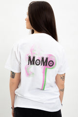 MOMO T-SHIRT "SMOKE" BIANCA